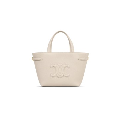CELINE MINI CABAS ANAIS CUIR TRIOMPHE IN GRAINED CALFSKIN 118613ENY.02PA (21*20*10cm)